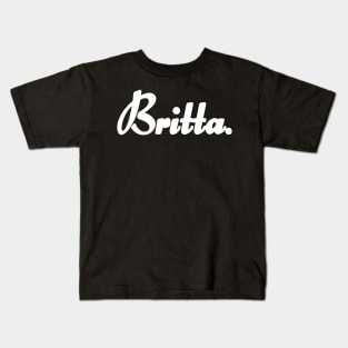 Name Britta Kids T-Shirt